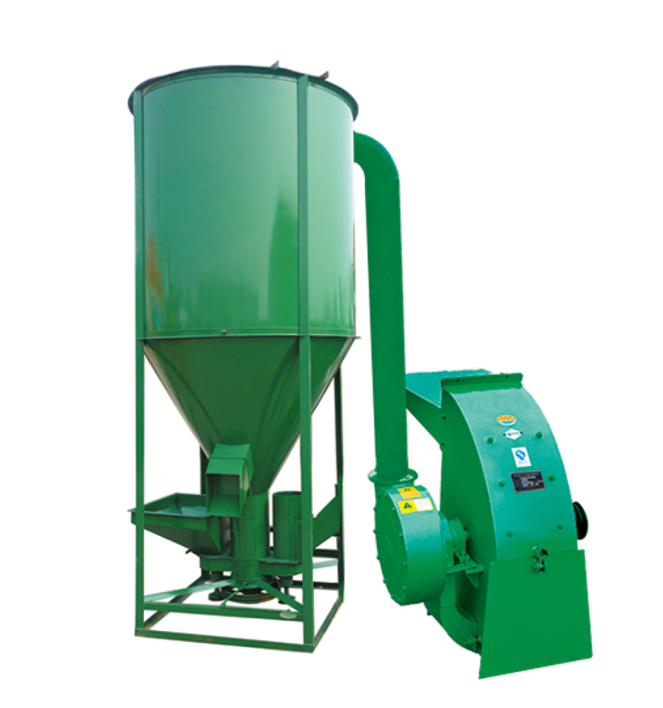 2ton/hour Feed grinder & mixer machine for animal feed, cattle, sheep, fish and so on.