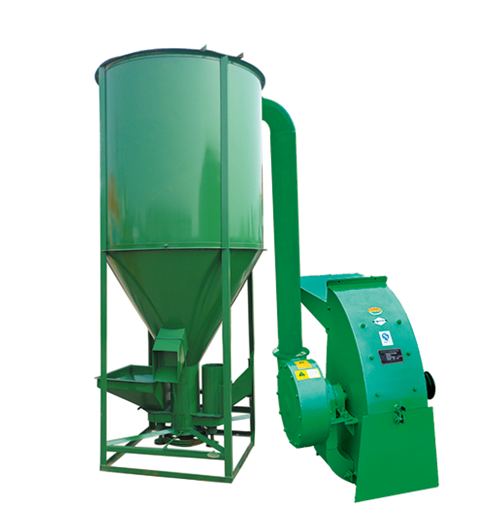 2ton/hour Feed grinder & mixer machine for animal feed, cattle, sheep, fish and so on.